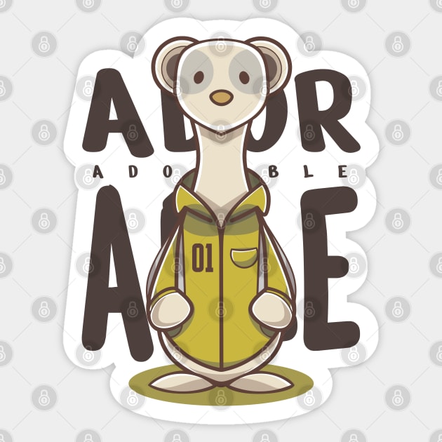 Cute Animal Character Sticker by Alsiqcreativeart